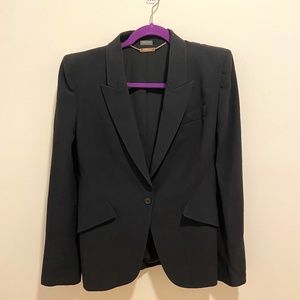 Alexander McQueen One Button Blazer